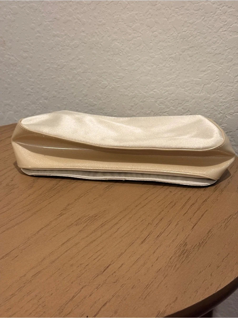 Dior Iridescent Pearl White Clutch with Holographic Logo